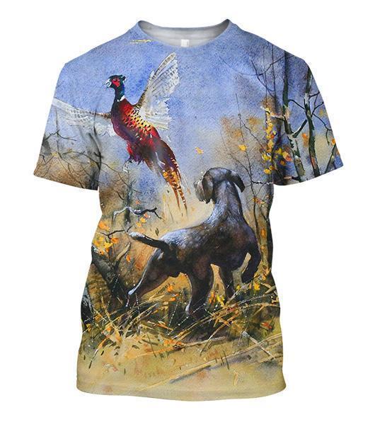 3D All Over Print Hunting Dog Hoodie-Apparel-Phaethon-T-Shirt-S-Vibe Cosy™