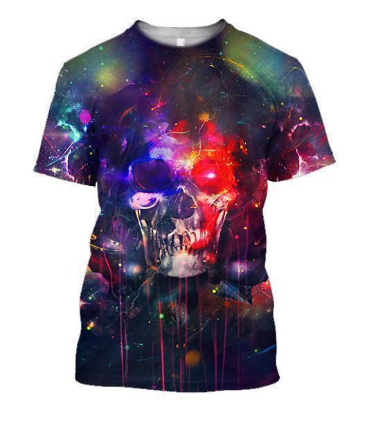 3D All Over Printing Skull Gothic Shirts-Apparel-Phaethon-T-Shirt-S-Vibe Cosy™