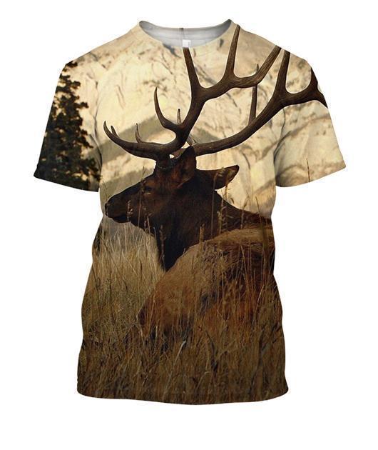 All Over Print Deer-Apparel-Phaethon-T-Shirt-S-Vibe Cosy™