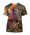 Pheasant Hunting 3D All Over Printed Shirts For Men And Women JJ130101-Apparel-MP-T-Shirt-S-Vibe Cosy™