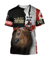 Love Horse 3D All over print for Men and Women shirt JJ040202-Apparel-NNK-T-Shirt-S-Vibe Cosy™
