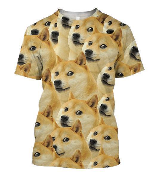 3D All Over Printing El Dog Shirts-Apparel-Phaethon-T-Shirt-S-Vibe Cosy™