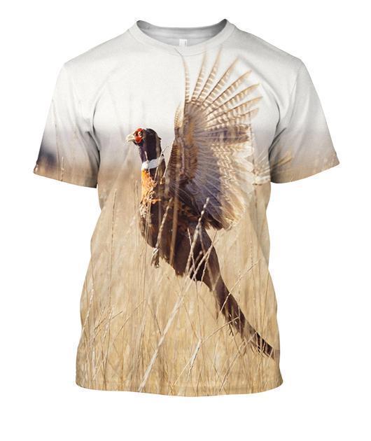 3D All Over Print Pheasant Hunter Hoodie-Apparel-MP-T-Shirt-S-Vibe Cosy™