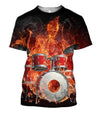 3D All Over Print Drum Shirts HG-Apparel-HG-T-Shirt-S-Vibe Cosy™