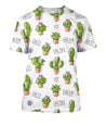 All Over Printing Cacti Pots Shirt-Apparel-Phaethon-T-Shirt-S-Vibe Cosy™