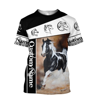 Horse Custom Name 3D All Over Printed Shirts For Men and Women TA09282003