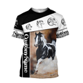 Horse Custom Name 3D All Over Printed Shirts For Men and Women TA09282003