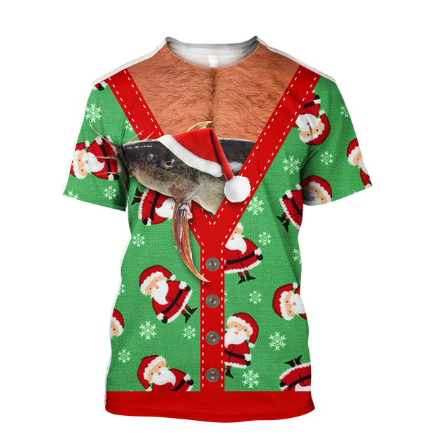 Fishing HC - Catfish Ugly Christmas Shirt Pi131102 - Amaze Style™-Apparel