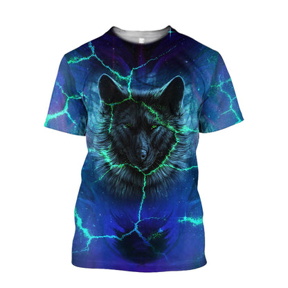 All Over Printed Magical Wolf Hoodie MEI
