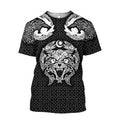 3D All Over Print Celtic Viking Wolf Hoodie NTN08252002