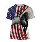 Horse Flag 3D All Over Printed Shirts Pi16062002-Apparel-TA-T-Shirt-S-Vibe Cosy™
