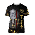 Spartan Lion Warrior 3D All Over Printed Unisex Shirts