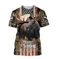 United States Moose Hunting Legend 3D All Over Print Hoodie TR1209201