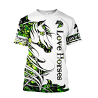 Horse Camo Pattern 3D All Over Printed Shirts Pi050501S3-Apparel-TA-T-Shirt-S-Vibe Cosy™