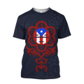 Puerto Rico Sol Taino All Over Print Shirts And Short NTN06202001-Apparel-TQH-T-Shirt-S-Vibe Cosy™