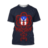 Puerto Rico Sol Taino All Over Print Shirts And Short NTN06202001-Apparel-TQH-T-Shirt-S-Vibe Cosy™
