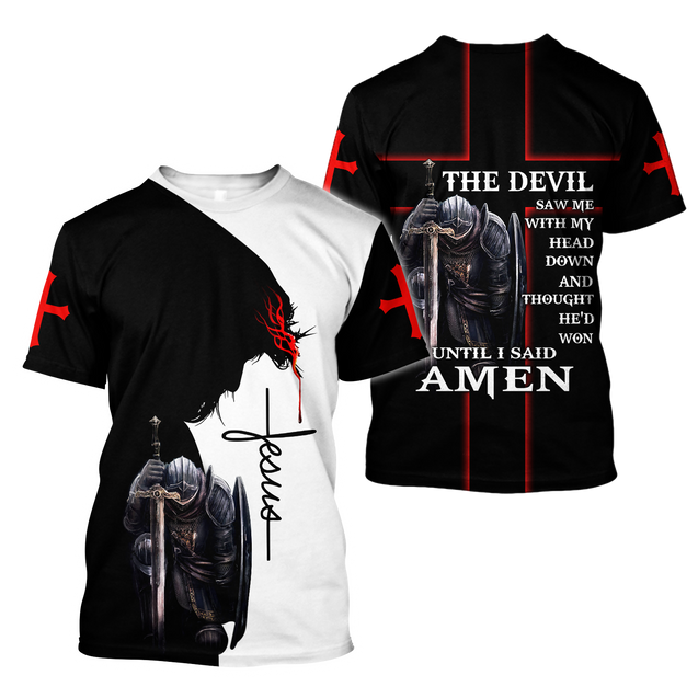 The Devil Saw Me With The Head Down 3D All Over Printed Shirts For Men and Women Pi30062001