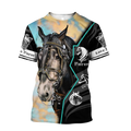 Beautiful Horse 3D All Over Printed shirt for Men and Women Pi040105-Apparel-NNK-T-Shirt-S-Vibe Cosy™