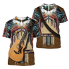 Native American Guitar Over Printed Shirts For Men and Women Pi11082001