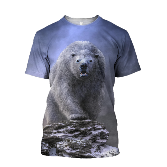 Love Polar Bear 3D all over printed shirts for men and women AZ111202 PL-Apparel-PL8386-T shirt-S-Vibe Cosy™