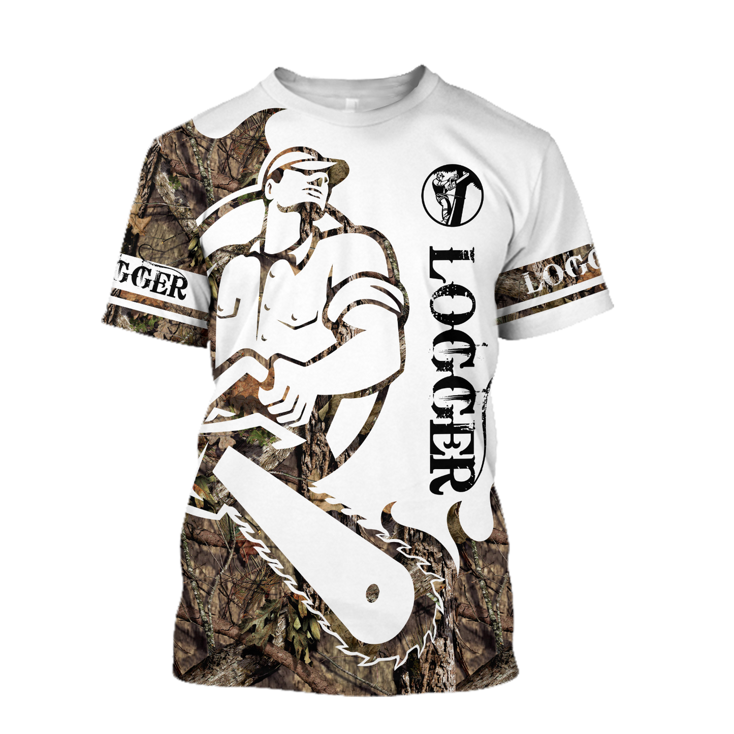 Logger Man Tattoo Camo Unisex Shirts TRST1010201