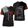 Knights Templar Sons Of God 3D all over printed for men and women PL08092004