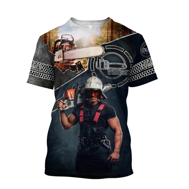 3D Premium Chainsaw Logger  Unisex Shirts TNA11052001