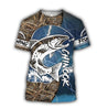 Chinook Fishing Salmon camo all over printed shirts for men and women blue color TR040101 - Amaze Style™-Apparel