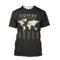 Beautiful Maps Coffee World 3D All Over Printed Differences Between Types Of World Coffee Shirts and Shorts Pi271102 PL-Apparel-PL8386-T shirt-S-Vibe Cosy™
