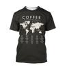 Beautiful Maps Coffee World 3D All Over Printed Differences Between Types Of World Coffee Shirts and Shorts Pi271102 PL-Apparel-PL8386-T shirt-S-Vibe Cosy™