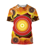 Aboriginal Indigenous Circle Dot Painting Shirt For Men And Women