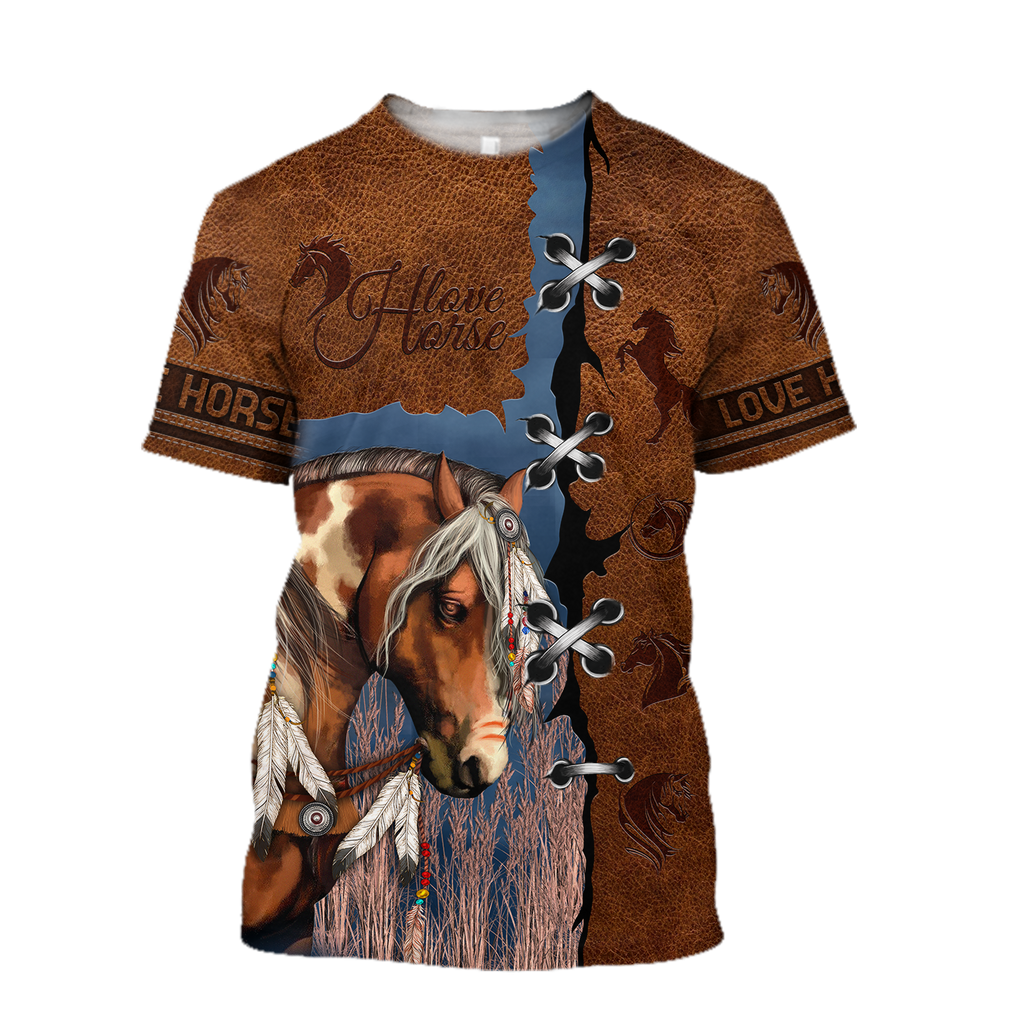 Brown Horse 3D All Over Printed Shirts TR1606201S-Apparel-TA-T-Shirt-S-Vibe Cosy™