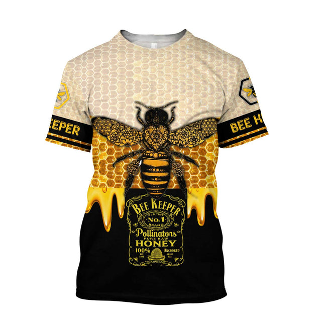 Bee Keeper All Over Printed Hoodie For Men And Women MEI