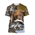 Predatory bears camo 3D all over printer shirts for man and women Pi211201 PL-Apparel-PL8386-T shirt-S-Vibe Cosy™