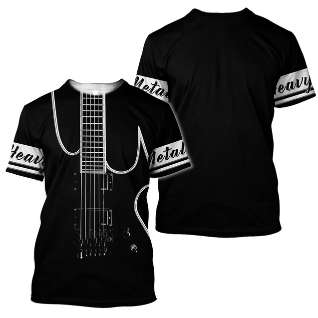 Heavy Metal Guitar 3D All Over Printed Shirts For Men and Women HAC300702-Apparel-TT-T-shirt-S-Vibe Cosy™