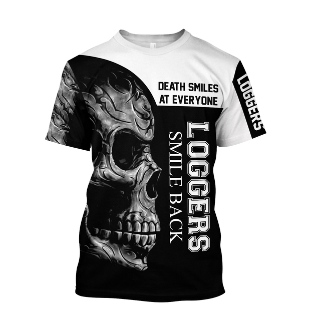 3D Logger Dead Skull Unisex Shirts  TNA11032004