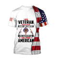 I Am Veteran I Believe In God Family And Country 3D All Over Printed Shirts For Men and Women TA0706202