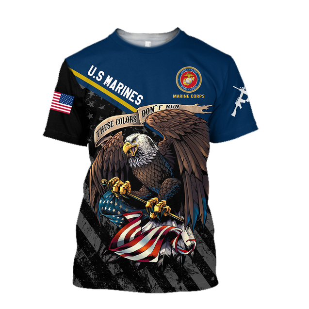 US Veteran Marine Corps 3d all over printed shirts for men and women TR3005201S-Apparel-Huyencass-T-Shirt-S-Vibe Cosy™