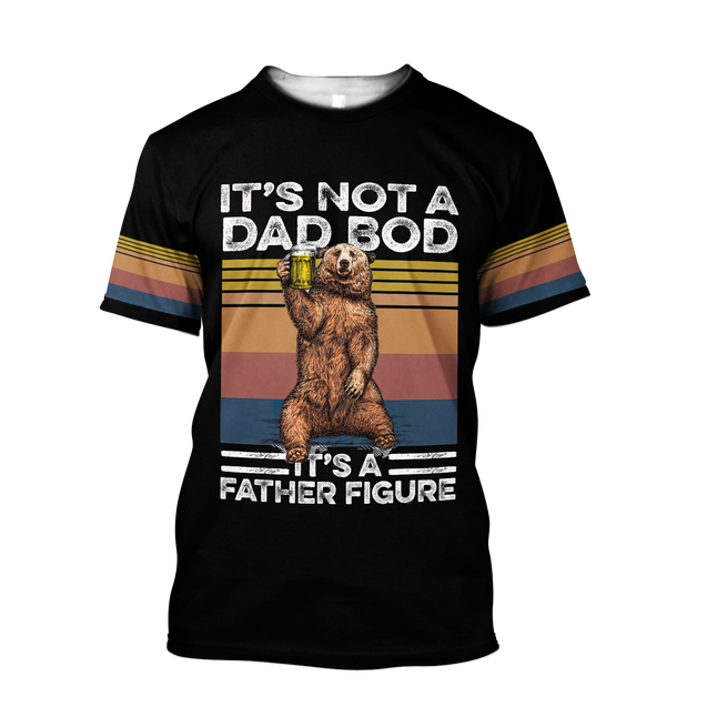 It's not a dad bod, 3d hoodie shirt for men and women HAC040604-Apparel-HG-T-shirt-S-Vibe Cosy™