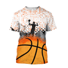 Basketball Love 3D All Over Printed Hoodie Shirt by SUN MH1706201S