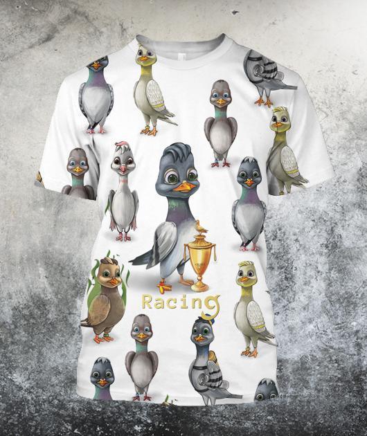 3D All Over Printed Pigeons Hoodie-Apparel-HP Arts-T-Shirt-S-Vibe Cosy™