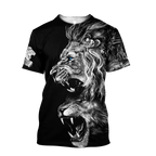 Lion Tattoo  3D All Over Printed  Unisex Shirts