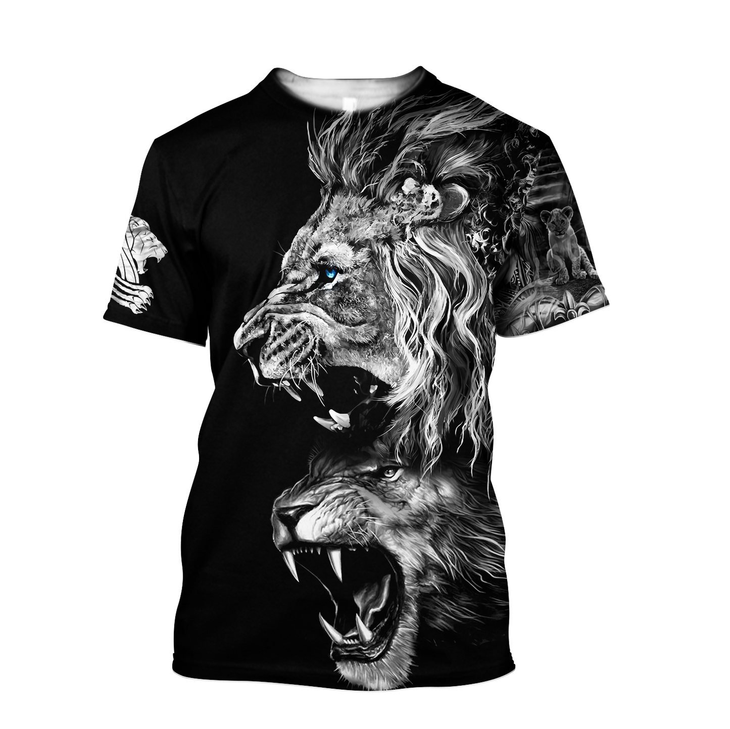 Lion Tattoo  3D All Over Printed  Unisex Shirts