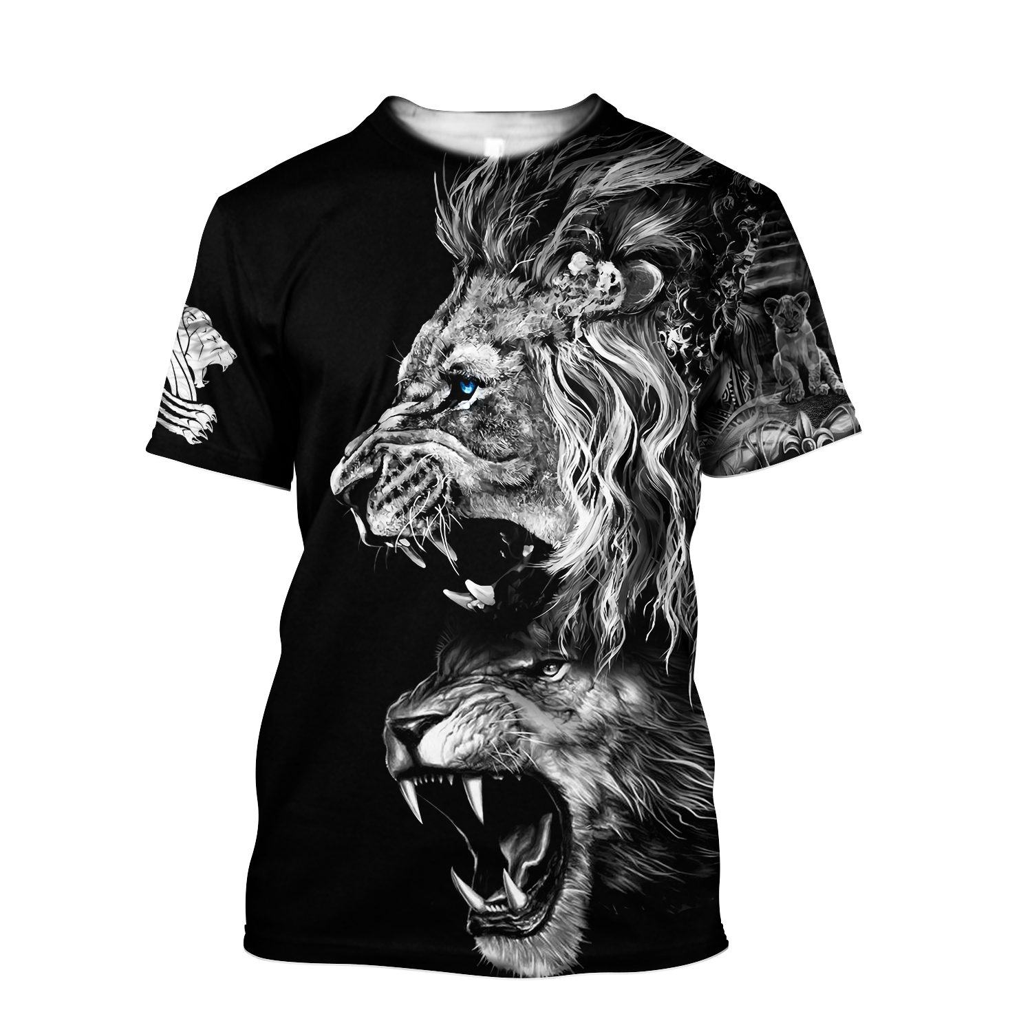 Lion Tattoo  3D All Over Printed  Unisex Shirts