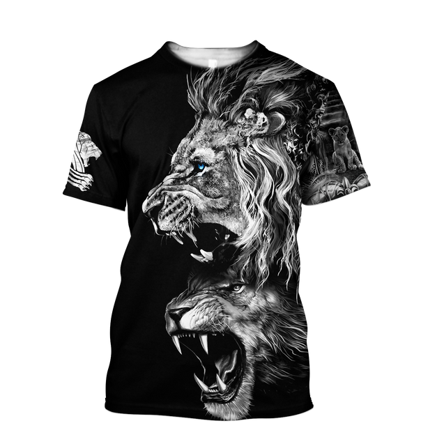 Lion Tattoo  3D All Over Printed  Unisex Shirts