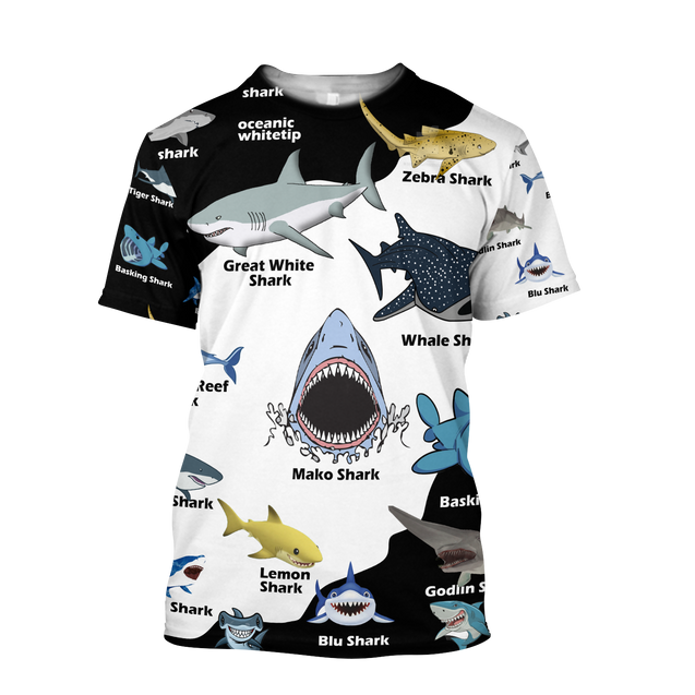 Love Shark Fishing 3D All Over Printed Shirts