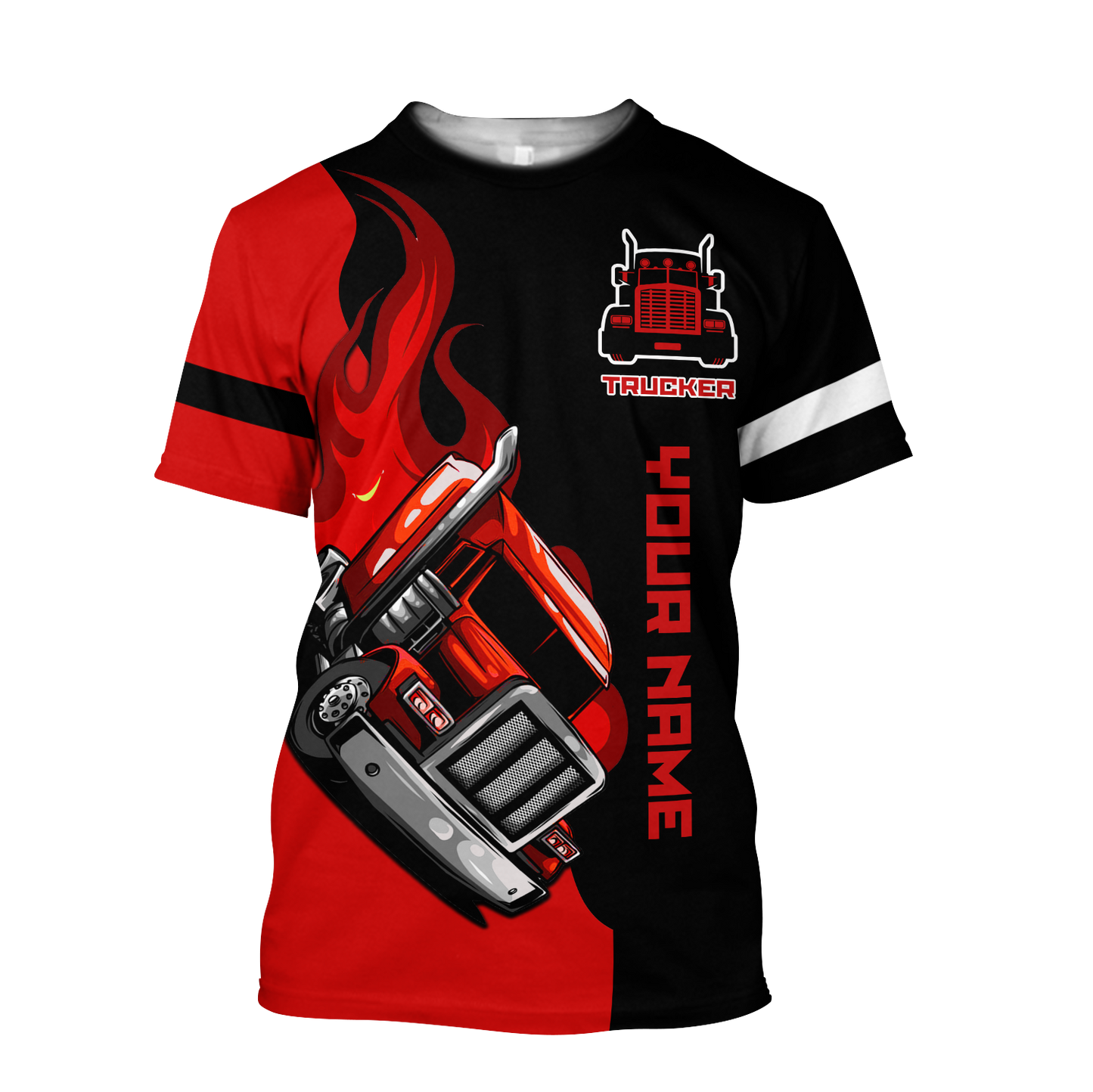 Truck Driver Customized Name 3D Unisex Shirts TNA10272004