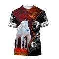 Beautiful Horse 3D All Over Printed shirt for Men and Women Pi040103-Apparel-TA-T-Shirt-S-Vibe Cosy™