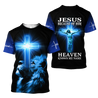 Jesus Because Of Him Heaven Knows My Name 3D All Over Printed Shirts TA09112001S