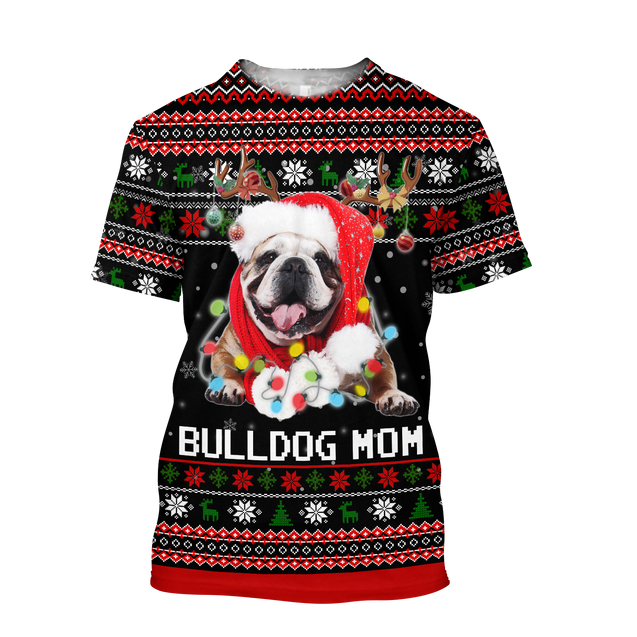 Bulldog mom 3D hoodie shirt for men and women NDD10192004